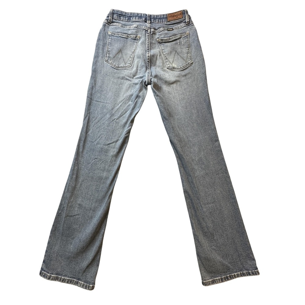 Wrangler Jeans Womens 8x32 Blue High Rise Bold Boot Bootcut Stretch Denim